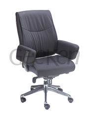 Revolving Office Leather Chairs - High Grade Faux Leather, Compact Design | Superb Finish, High Durability, Ergonomically Crafted