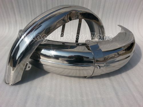 Triumph 5T Speed Twin Front And Rear Fender In Stainless Steel