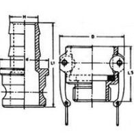 Non-Stop Flowload Camlock Coupling