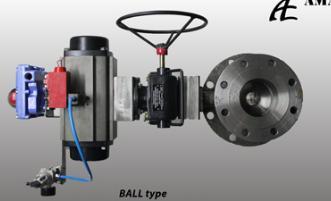 Ball Type Flush Bottom Tank Valve With Pneumatic Actuator