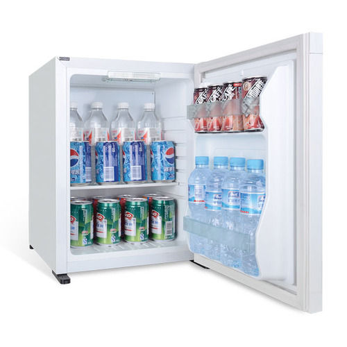 Cream 32L Mini Fridge With Glass Door