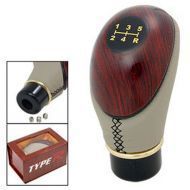 Leather And Plastic Shift Lever Gear Knob