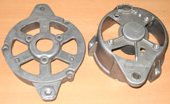 Alternator Front And Rear Bracket