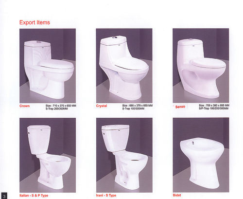 P Type Water Closet