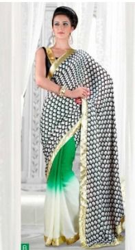 Silk Georgette Designer Sarees