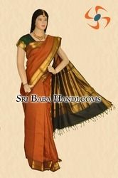 Poly Cotton Jacquard Saree