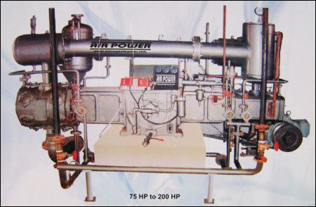 Pink Reciprocating Water Cooled Compressors (75 Hp To 200 Hp)