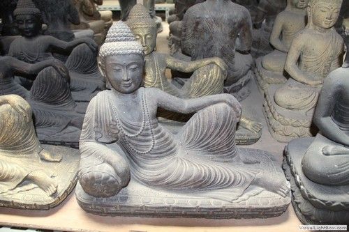 Resting Buddha Sculpture