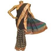 Black Tone Silk Saree