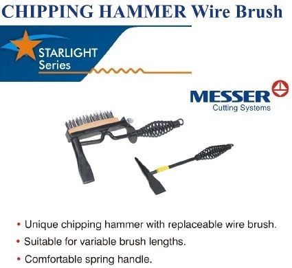 Chipping Hammer With Wire Brush