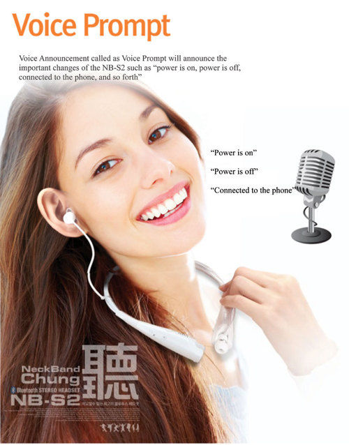 Neckband Wireless Stereo Headset