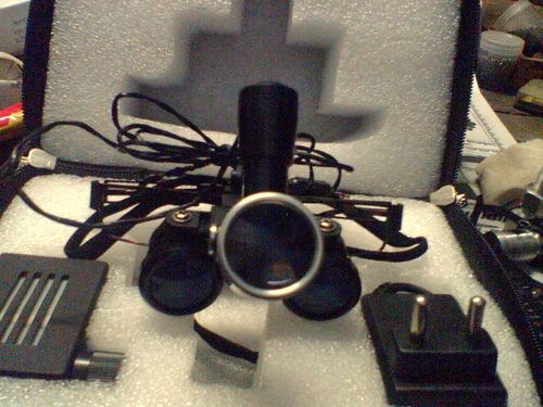 Binocular Loupe with Light