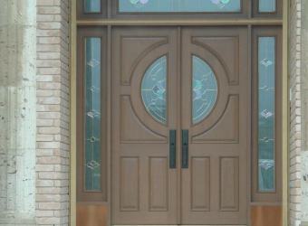 Solid And Engineering Wooden Door