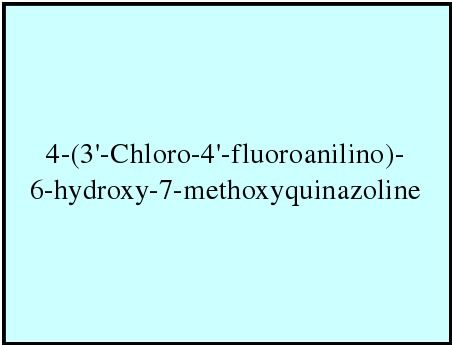 4-(3'-Chloro-4'-Fluoroanilino)-6-Hydroxy-7-Methoxyquinazoline