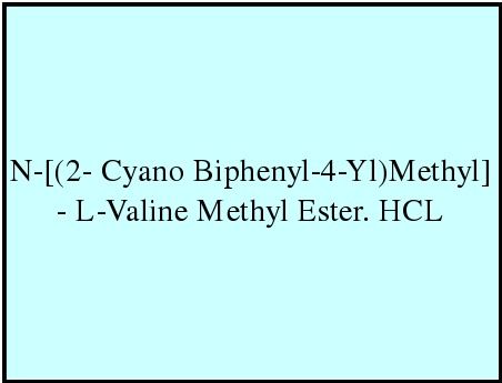 N-[(2- Cyano Biphenyl-4-Yl)Methyl]- L-Valine Methyl Ester. HCL