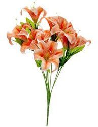 AB New Lily X 9 Artificial Flowers
