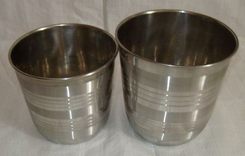 Ice Bucket - Stainless Steel, Available in 11-15 cms Sizes, Plain & Tool Touch Designs