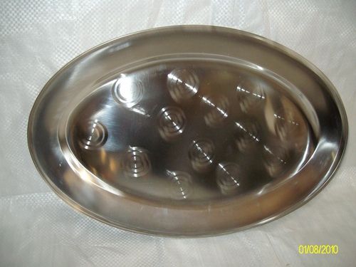 Stainless Steel Oval Tray