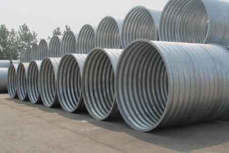 Annular Flanged Corrugated Metal Pipe