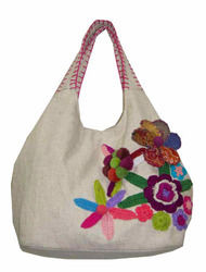 Embroidered Canvas Bag