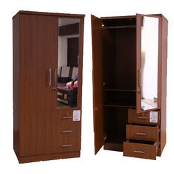 Two Door Wardrobe with Mirror