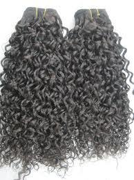 Curly Wefted Hair