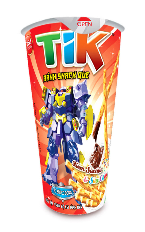 TIK Chocolate Biscuit Stick By DONG A FOOD JSC
