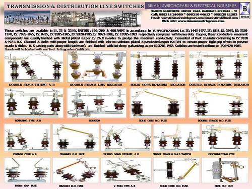 Transmission And Distribution Line Switches