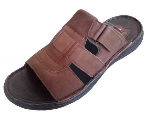 Mens Leather Slippers