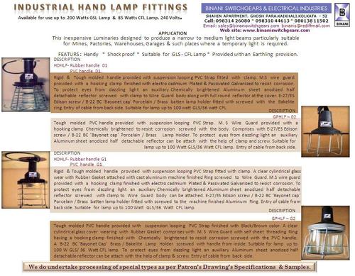 Hand Lamp Fittings