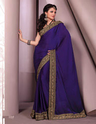 Border Chiffon Saree