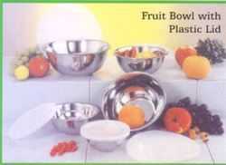 Fruit Bowl with Plastic Lid