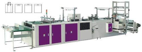 Fully Automatic Soft Handle Bag Making Machine - High-Speed Polythene Film Production, Multi-Functional with Real-Time Display and Automation Alarm Features