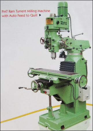 Ram Turrent Milling Machine With Auto Feed To Quill