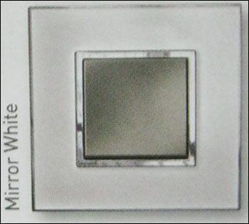 Designer Square Switches (Mirror White)