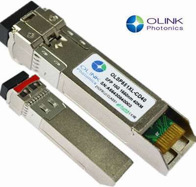 10gbps 40km Sfp+ऑप्टिकल ट्रांसीवर 1550nm