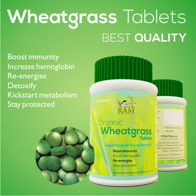 RAM Organic Wheatgrass Tablets