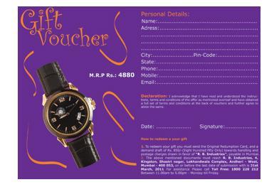 Gift Voucher  By Vijay & Vijay