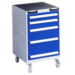 Silver Mobile Trolley
