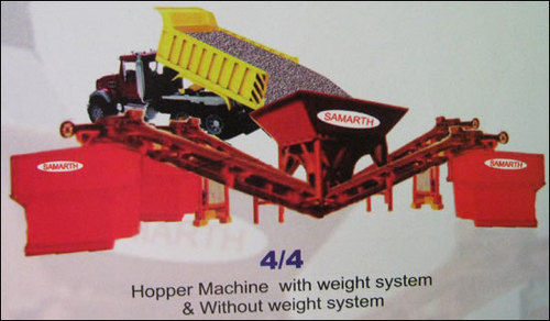 Hopper Machine With Weight System