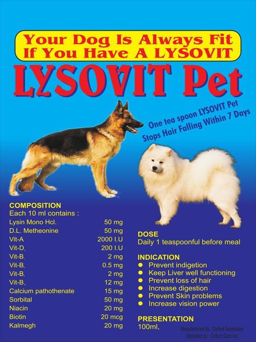 Lysovit Pet at Best Price in Kolkata, West Bengal | Oxford Gem Inc.