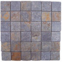 Multi Color Slate Mosaic