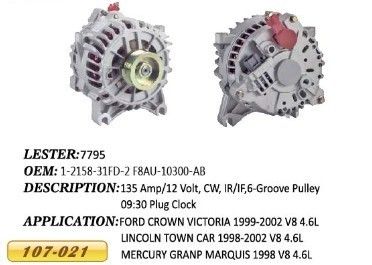 Car Alternator For FORD Series