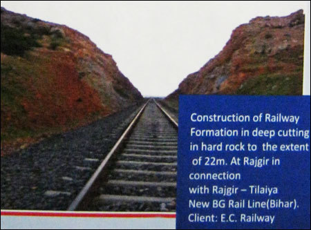 Construction Of Railway Formation In Deep Cutting Rock By ALLIED INFRASTRUCTURES & PROJECTS PVT.LTD