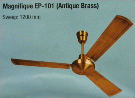 Antique Brass Ceiling Fan (Magnifique Ep 101)