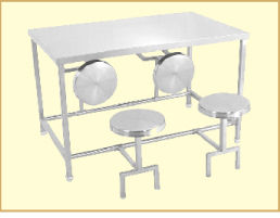 Four Sitting Folding Table