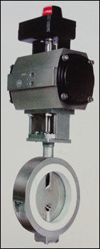 Metal House Butterfly Valve With Actuator