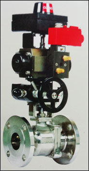 Two Piece Designed Ball Valve With Complete Automation System