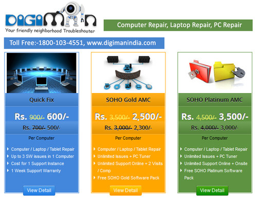 Computer AMC Services By DigiMan India Pvt. Ltd.