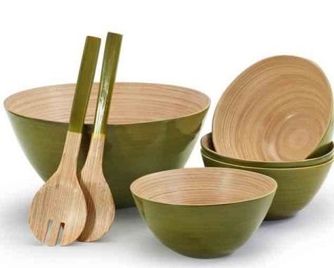 Bamboo Salad Bowl